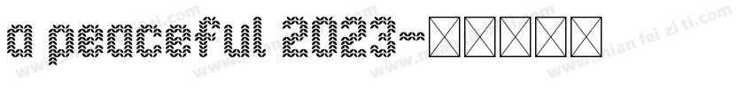 a peaceful 2023字体转换